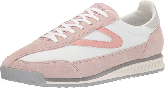 Tretorn Women's Size 9, Rawlins Retro Lace-up Sneaker, Blush, Grade A