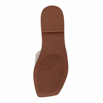 Steve Madden Ladies' Size 10 Textured Slide Sandal, Beige, New in Box