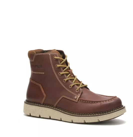 CAT Men's Size 11 M, Covert Leather Lace-up Boots, Brown P725361