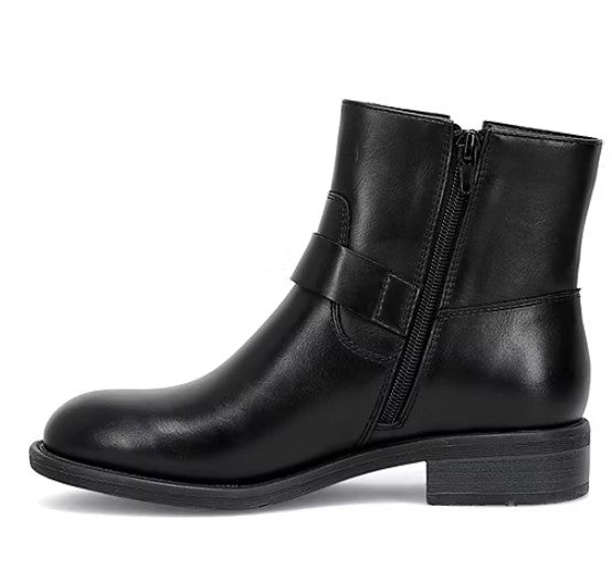 Frye and Co. Womens Size 6, Cormac Moto Buckle Combat Boots, Black