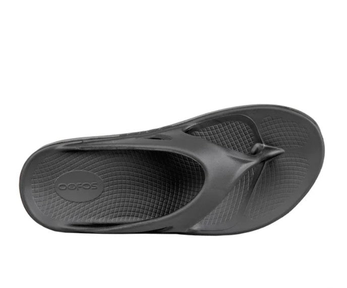 OOFOS Unisex Size Men's 10/Women's 12, OOriginal Sandals, Black