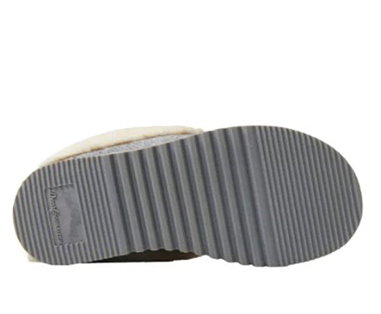 Dearfoams Ladies Size XL (11/12) Slippers, Light Heather Grey, Customer Return