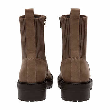 Dolce Vita Ladies' Size 7, Stretch Knit Bootie, Brown (Mushroom), Customer Return