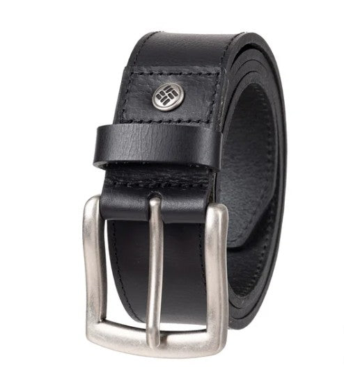 Columbia Men's Size Medium, Leather Belt, Black