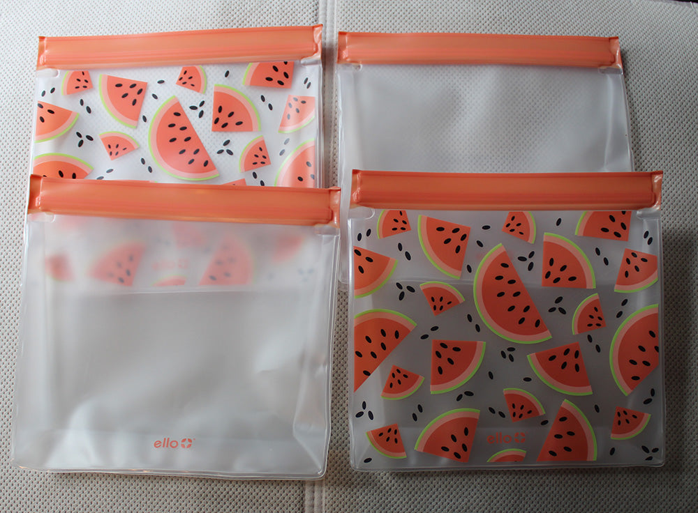 ello Reusable Leak-Proof Freezer Safe Storage Bags, BPA-Free Set of 14, Return