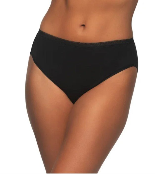 Felina 6-Pack Women's Size XL Hi-Cut with Lace Trim, Open Pack