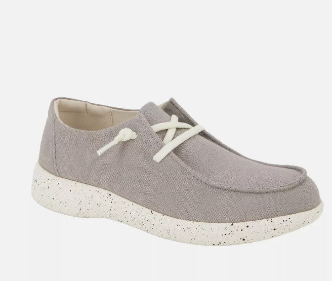 Jsport Ladies' Size 6.5 Casual Slip On Shoe, Grey, NEW Ships Without Box