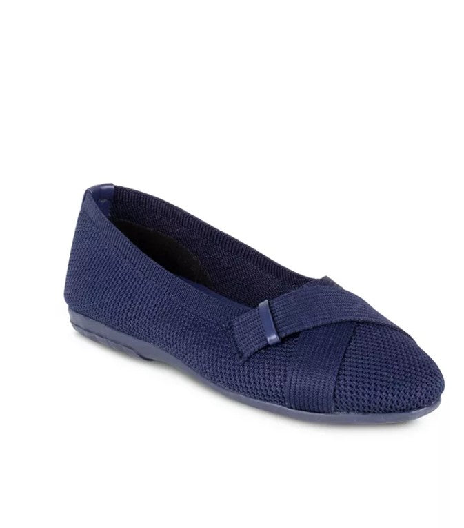Gloria Vanderbilt Ladies' Size 10 Flats Slip-on Shoes, Navy New in Box