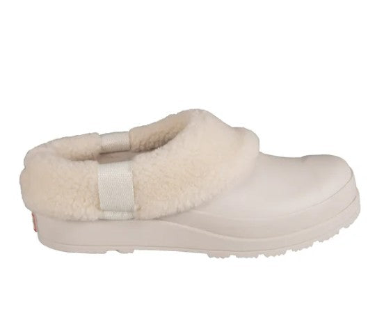 Hunter Ladies' Size 7 PLAY Insulated Clogs Shoes, White Willow, New in Box