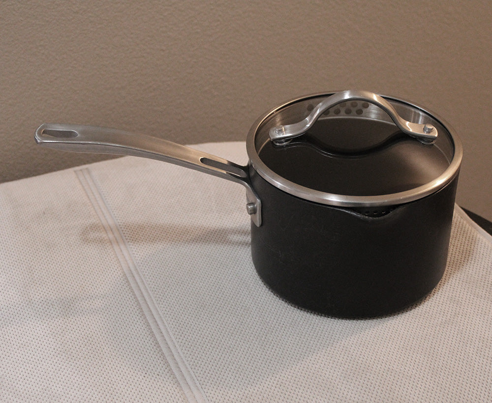 Kirkland Signature 2-qt. Covered Saucepan Non-Stick Hard Anodized Aluminum