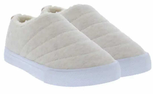 Hurley Arlo Puff Ladies' Size 9, Lined Clog Shoe, Beige (Natural), New in Box
