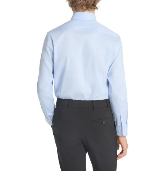 Kenneth Cole Youth Size 10 Long Sleeve Dress Shirt & Tie, Light Blue