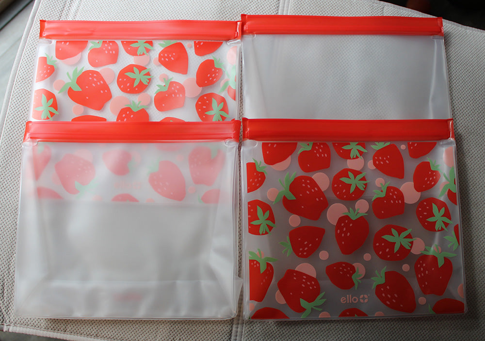 ello Reusable Leak-Proof Freezer Safe Storage Bags, BPA-Free Set of 14, Return