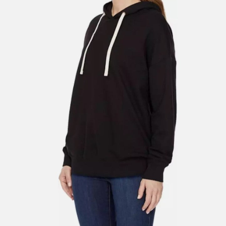Buffalo Ladies' Size XL (16) Super Soft Hoodie with Side Pockets, Black