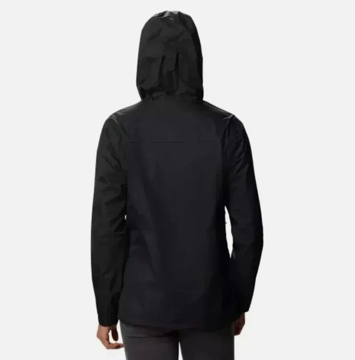 Columbia Ladies' Size Large, Lowland Ultra Rain Jacket, Black, New (NO TAGS)