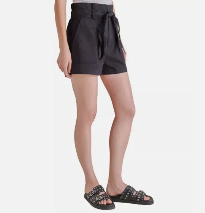 Steve Madden Ladies' Size XXL (16) Cinch Shorts, Black