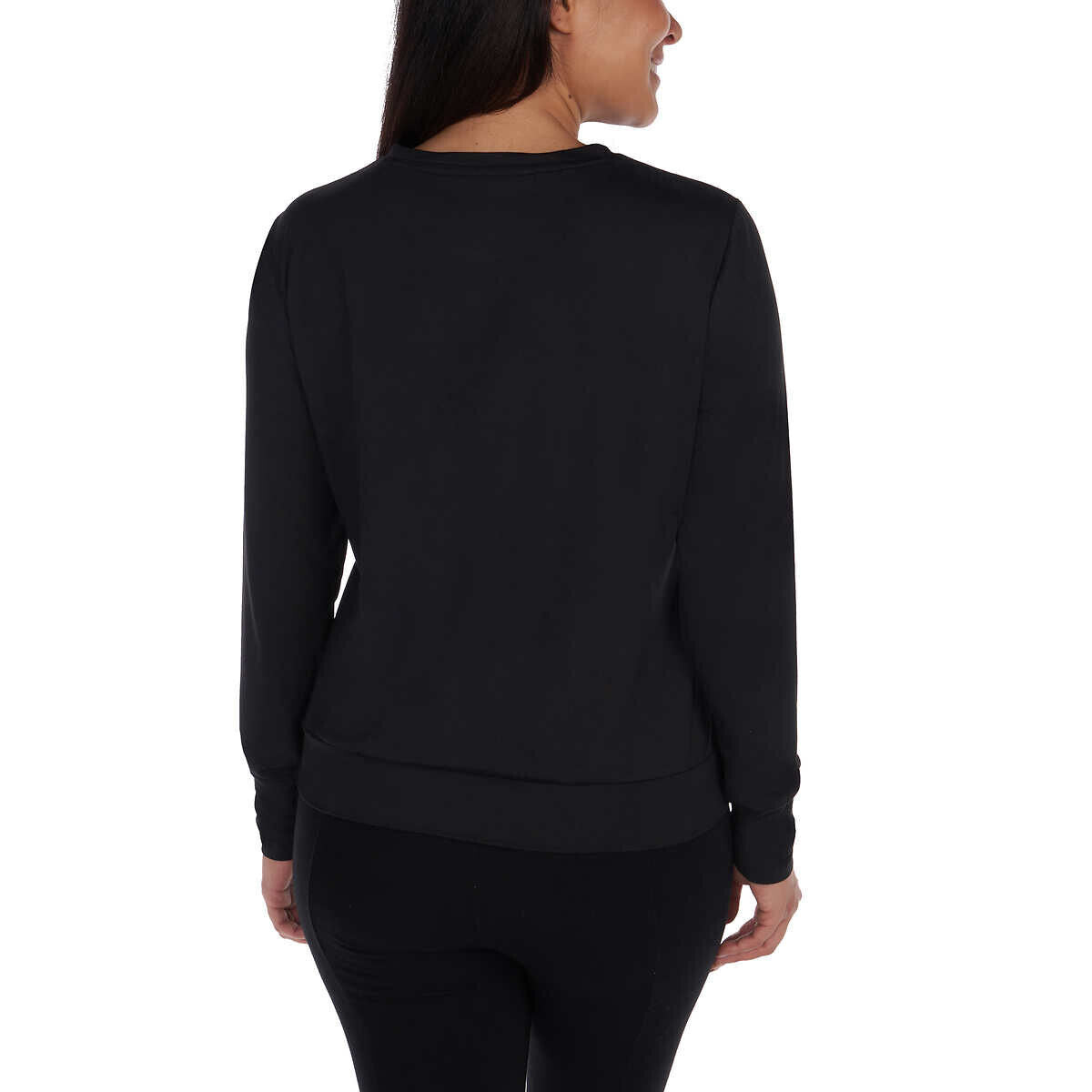 Lukka Lux Ladies' Size X-Large Long Sleeve Active Top, 2-PACK, Blue / Black, Customer Return