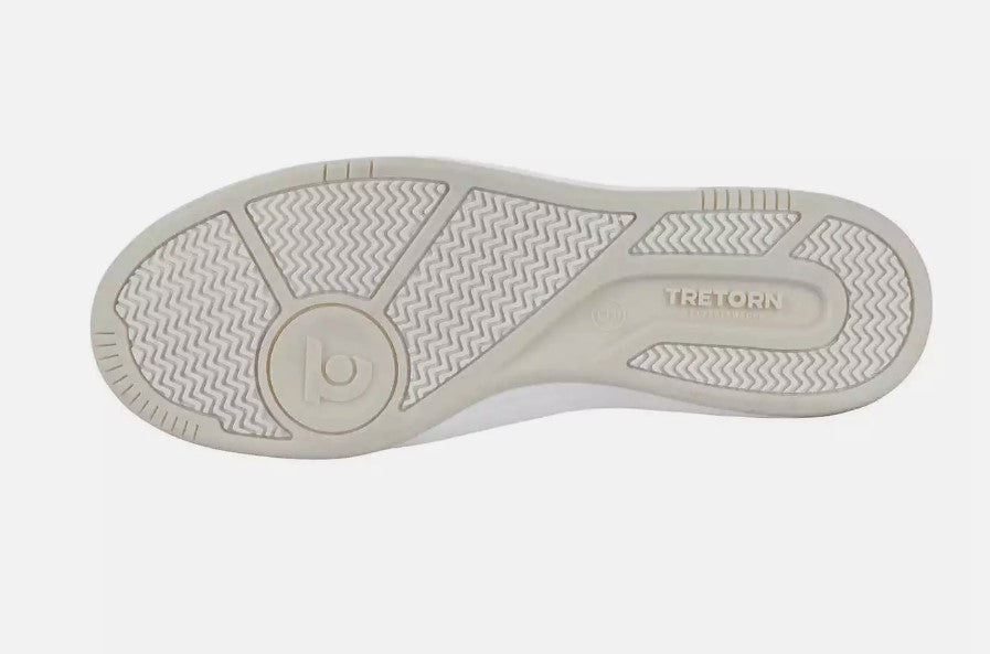 Tretorn Men's Size 10 Dennis Classic Sneakers, White / Navy, Customer Return