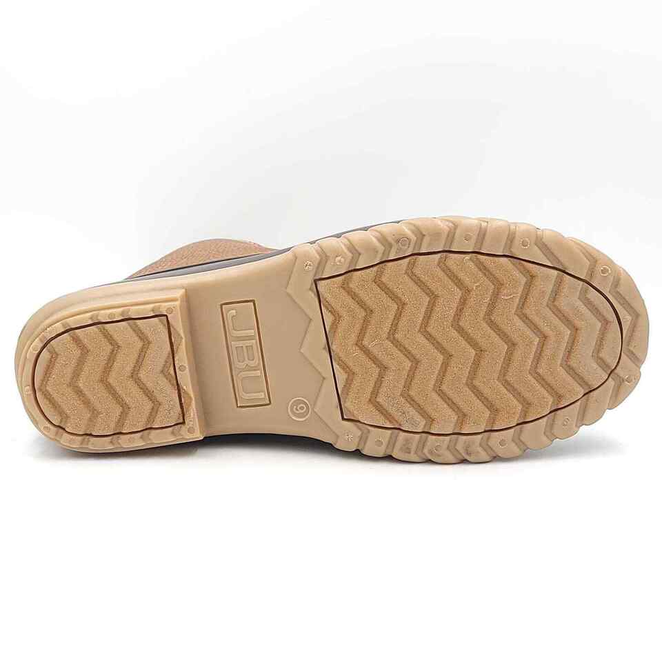 JBU Men's Size 8 Lace-up Water-Resistant Duck Boot, Tan, Customer Return