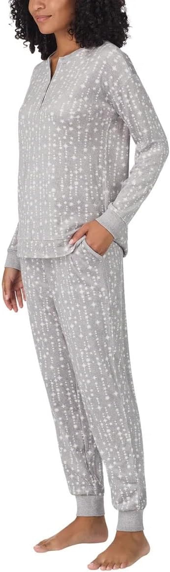 Nautica Ladies' Size 2X (22W-24W), 2-PC Sleepwear Pajama Set, Gray