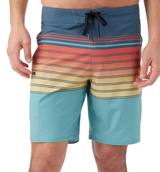 O'Neill Men's Size 34 Boardshorts 8 in. Swim Trunks, Multi