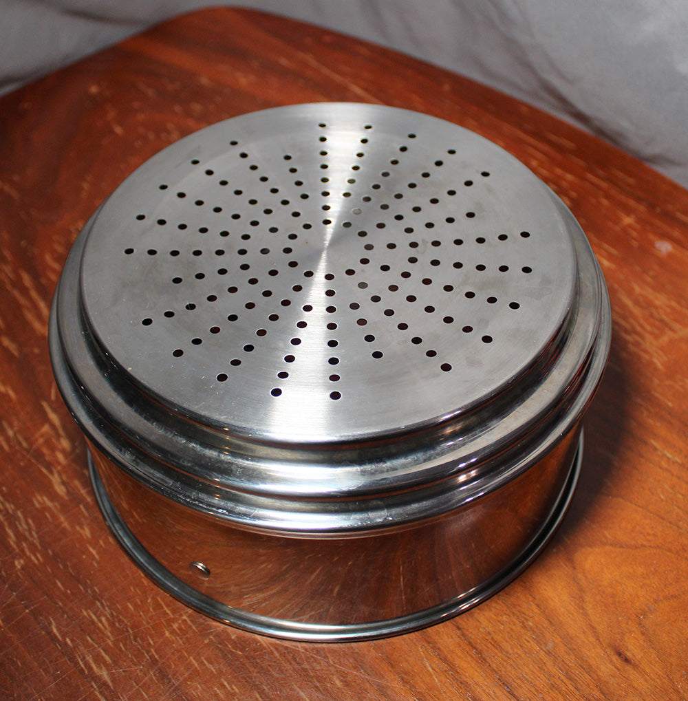 Tramontina Strainer Steamer Basket, Stainless Steel with Handle, 8" diameter
