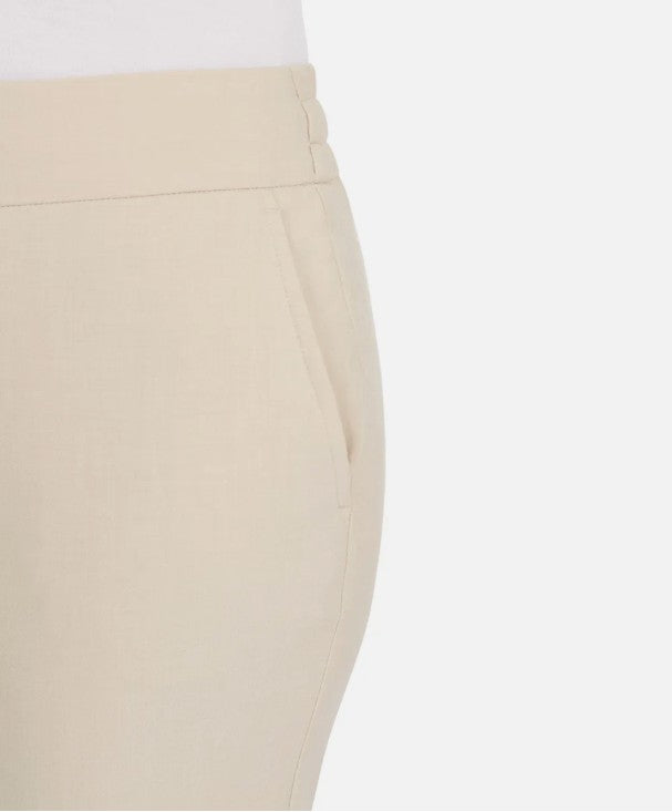 Hilary Radley Women's Size X-Small (2) Pull-On Ankle Pants, Heather Light Sand