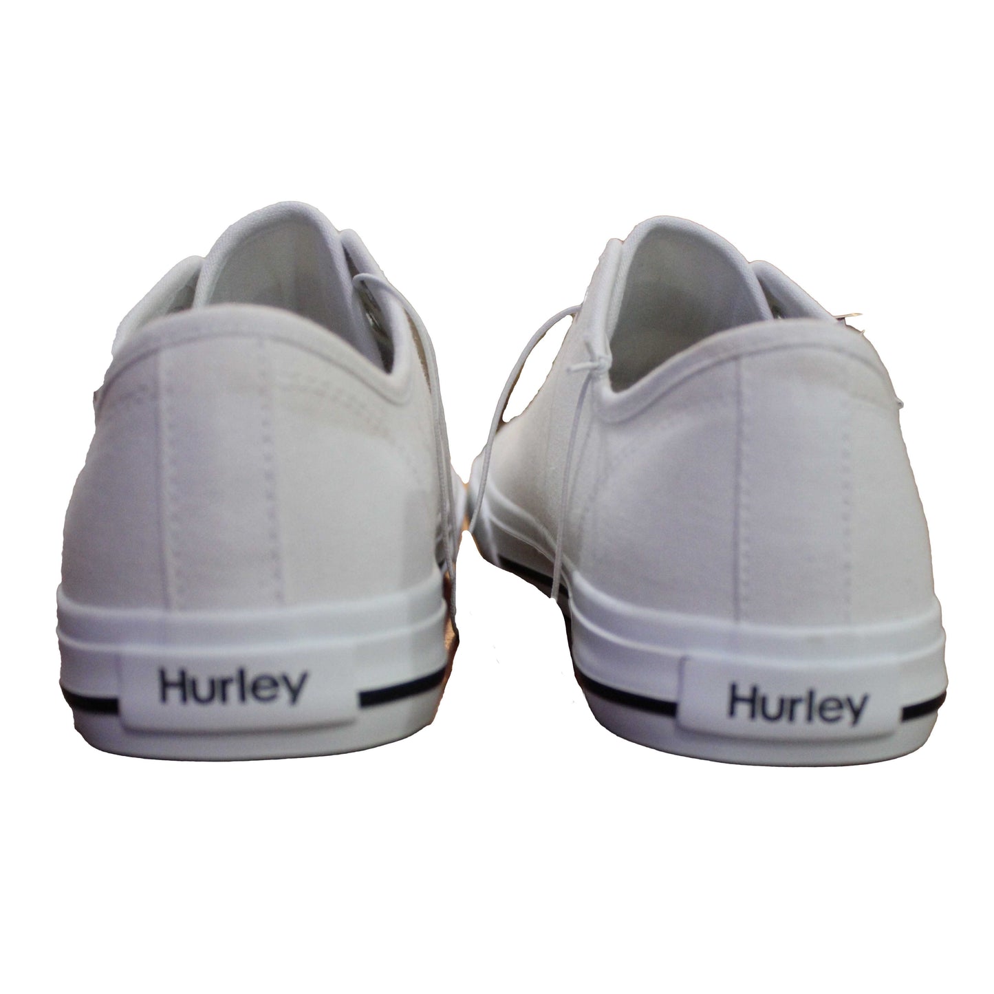 Hurley Ladies Size 7 Chloe Slip on Canvas Sneaker Shoes, White, Customer Return