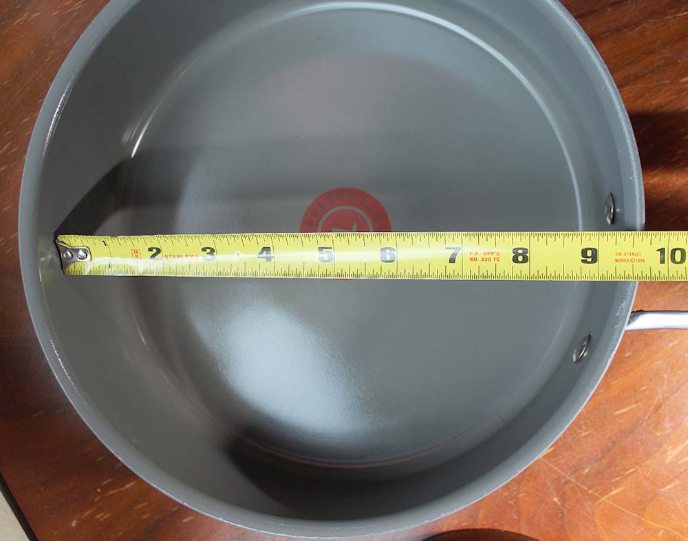T-fal Excellence Ceramic Non-Stick 3.25-qt Covered Sautepan, Blue, Pre-owned