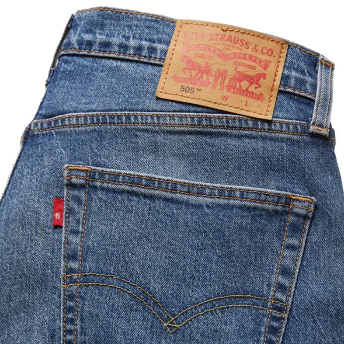 Levi's Men's Size 30W x 30L 505 Regular Fit Jeans, Blue