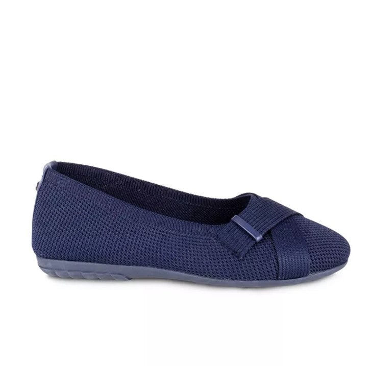 Gloria Vanderbilt Ladies' Size 10 Flats Slip-on Shoes, Navy New in Box