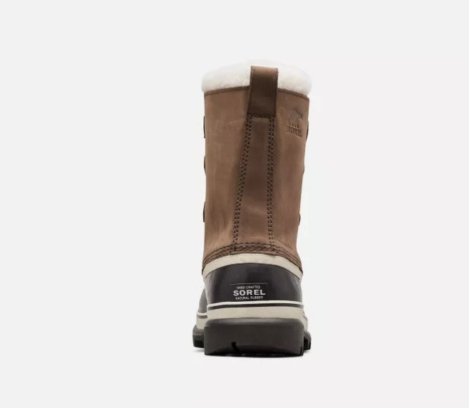 Sorel Men’s Size 9 Caribou Boots Waterproof Cold Rated -40, Brown, Customer return