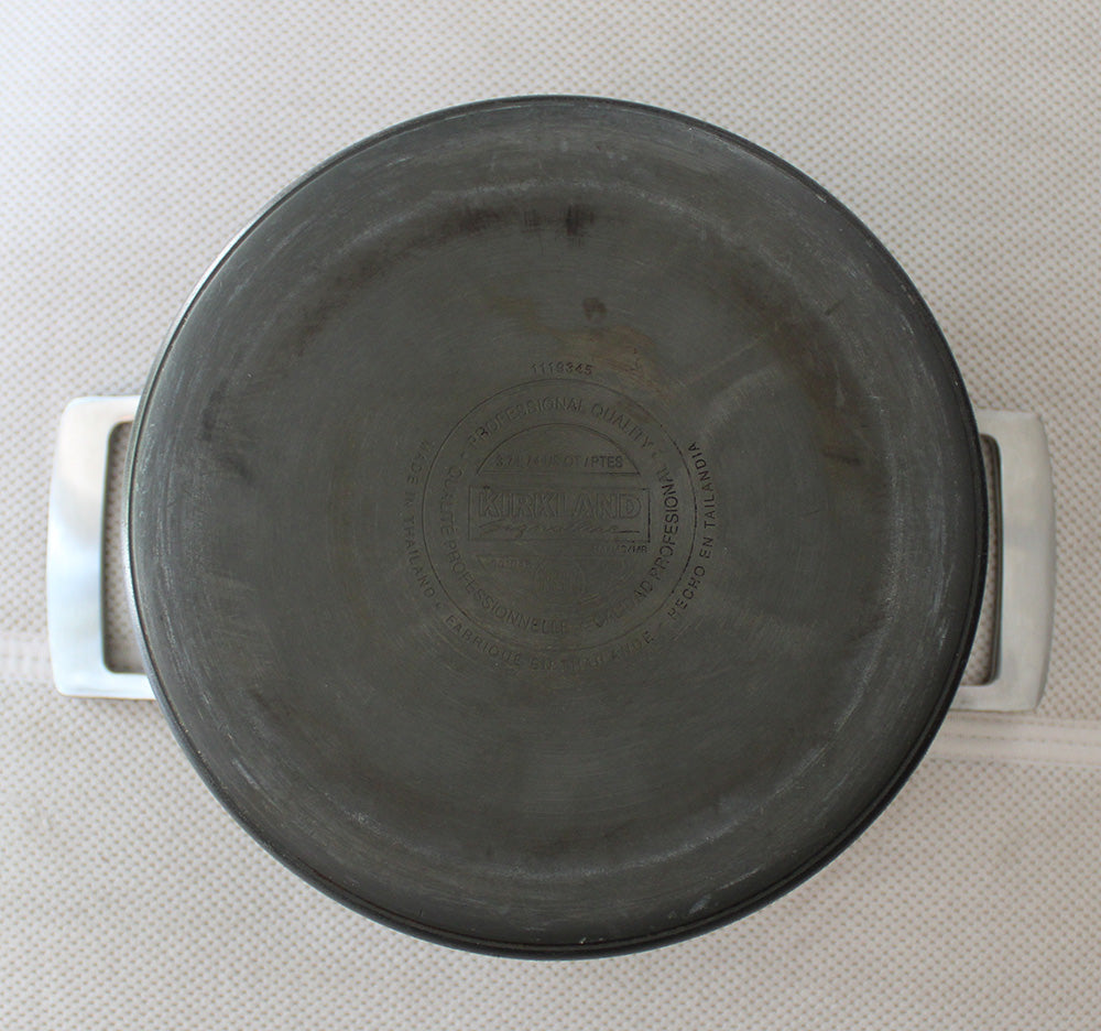 Kirkland Signature 4-qt. Covered Stockpot Saucepan Non-Stick Hard Anodized