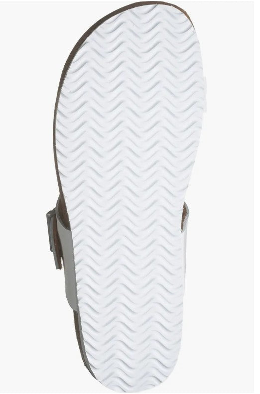 Eastland Women's Size 7, Shauna Adjustable Thong Sandals, White Leather