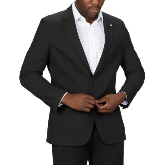 Nautica Men’s Size 44 Short Separates Suit Jacket, Active Stretch, Black