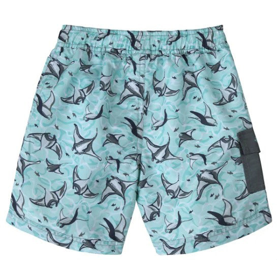 UV Skinz Size 3T Swim Set 3-PC (1) swim shirt (1) board short (1) hat, Manta Rey