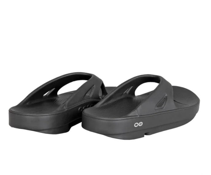 OOFOS Unisex Size Men's 10/Women's 12, OOriginal Sandals, Black