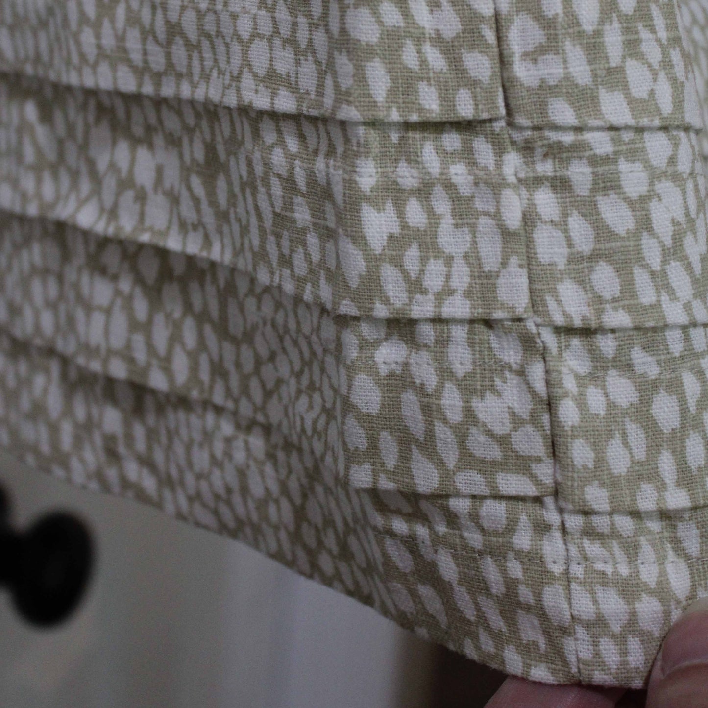 Nicole Miller Ladies' Size Small Linen Blend Dress, Beige/White Print, Customer Return