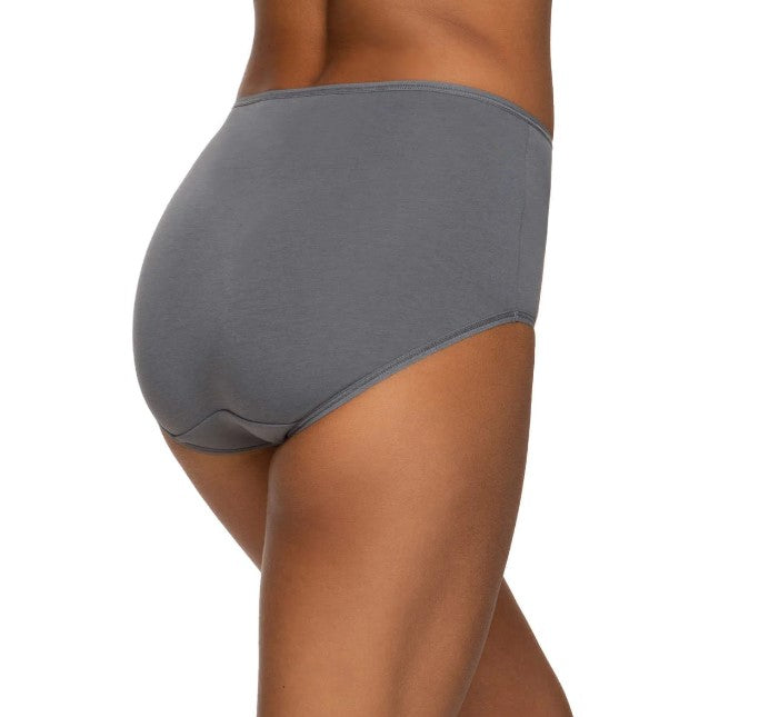 Felina 8-Pack Ladies' Size Medium, Cotton Stretch Brief Panties, Open Box