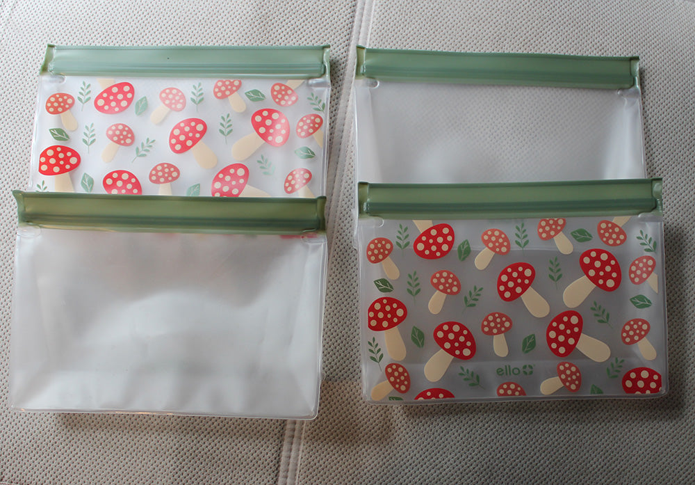 ello Reusable Leak-Proof Freezer Safe Storage Bags, BPA-Free Set of 14, Return