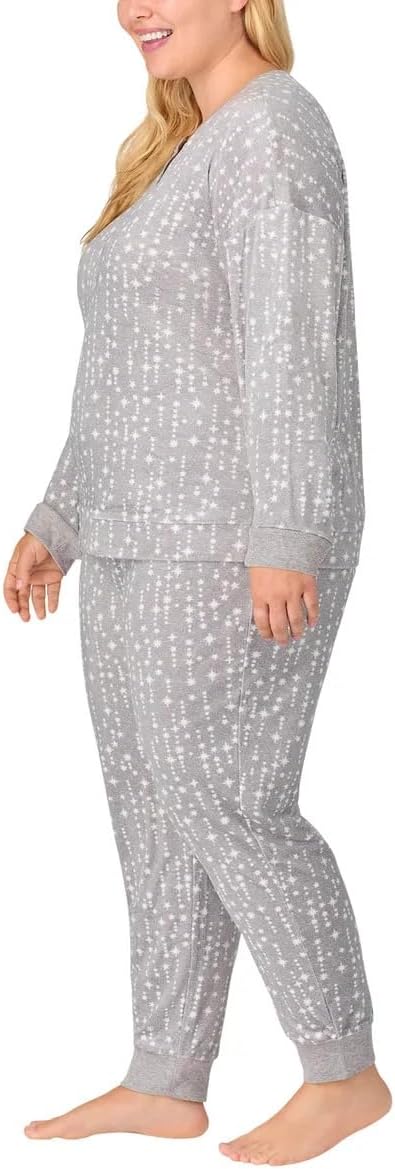 Nautica Ladies' Size 2X (22W-24W), 2-PC Sleepwear Pajama Set, Gray
