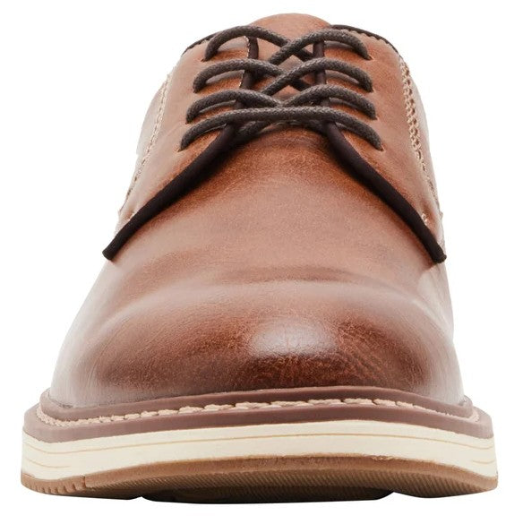 Steve Madden Men's Size 10, P-Jansen Lace-Up Oxford Shoes, Cognac Brown