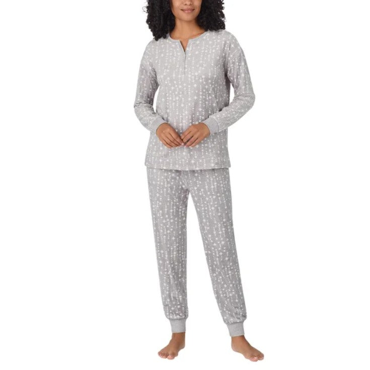 Nautica Ladies' Size 2X (22W-24W), 2-PC Sleepwear Pajama Set, Gray