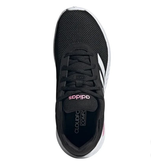 adidas Ladies' Size 8 Cloudfoam Comfy Sneakers Running Shoes, Black IH2974