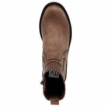 Dolce Vita Ladies' Size 7, Stretch Knit Bootie, Brown (Mushroom), Customer Return