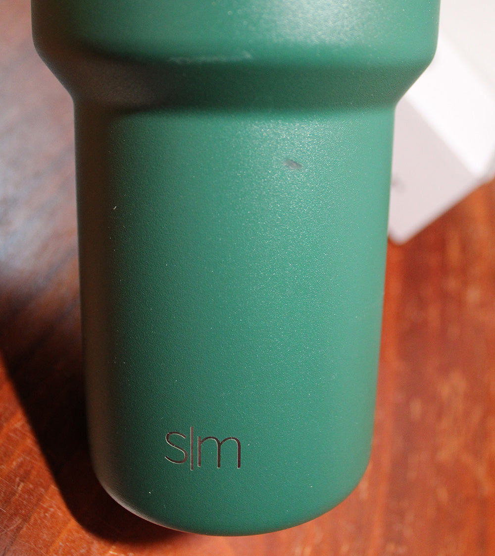 Simple Modern Trek Tumbler, 40oz with Lid & Straw, Green, Customer Return