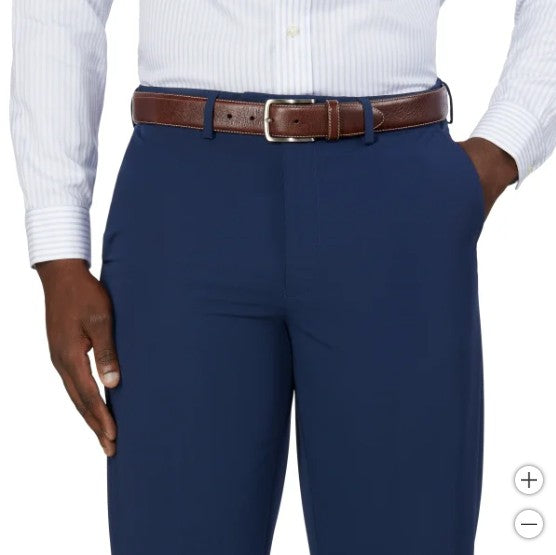 Nautica Men’s Size W34 29L Modern Fit Suit Separate Pants, Blue