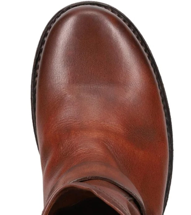 Frye Ladies' Size 6 Leather Bootie Pull On Boots, Tan, New in Box