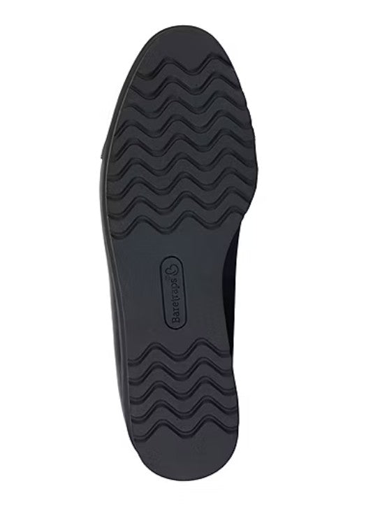 Baretraps Amry Women's Size 7.5, Perforated Loafers Slip-On Shoes, Black