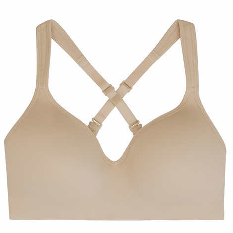 Carole Hochman Ladies' Size Medium, Wirefree Bra, 2-pack Black (1) Moonlight (1)